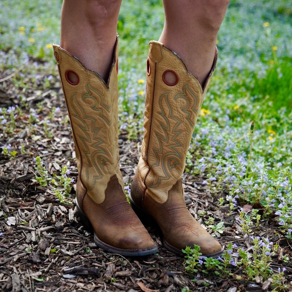 TONY LAMA BUCKAROO WESTERN/COWBOY BOOTS Womens Size 9